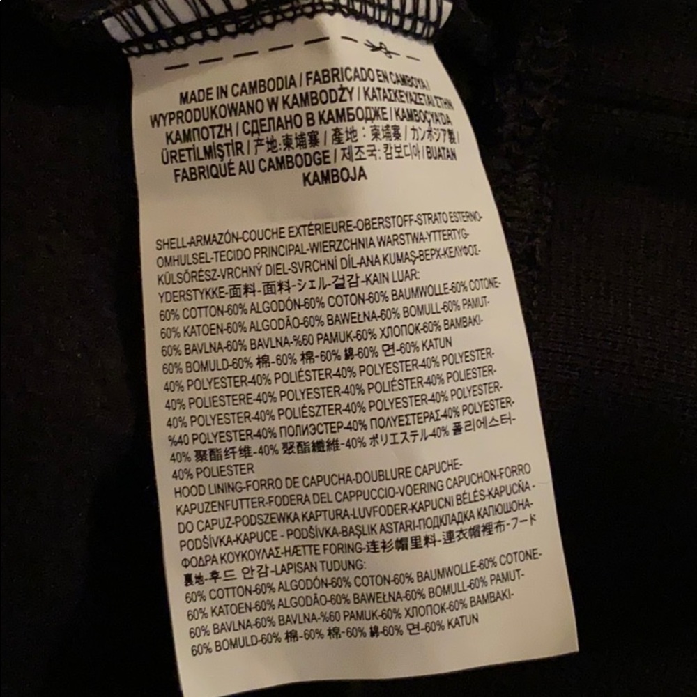 VANS HOLDER ST. PULLOVER HOODIE Men’s Black VN0A4QEZBLK - Picture 5 of 5